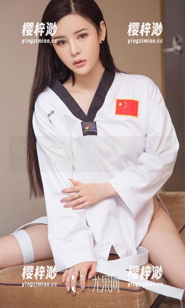 爱尤物 - 原图状态下的金雨佳，真是无法遮住的甜，完全无圣光！